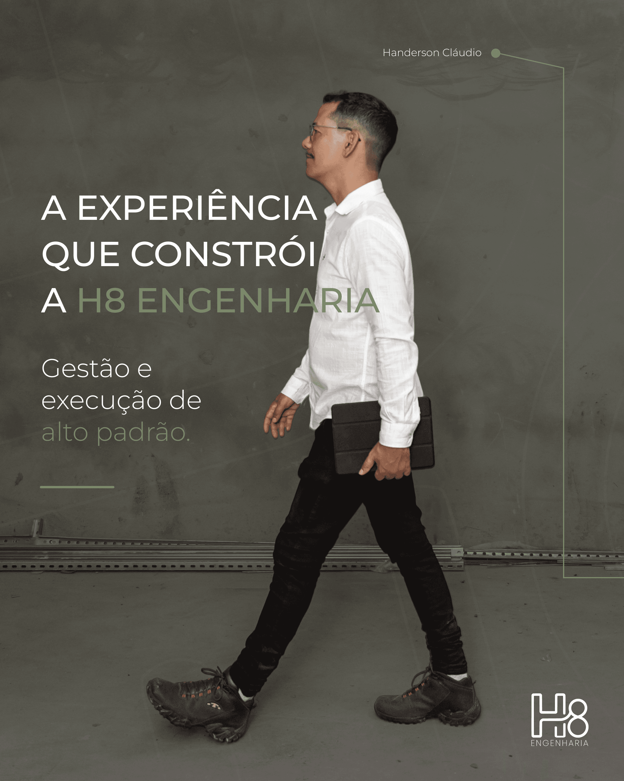 Conteúdo para redes sociais da H8 Engenharia