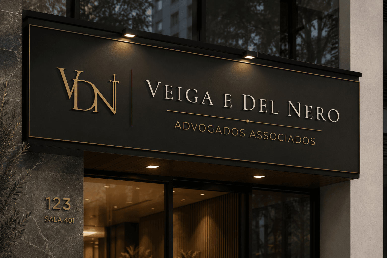 Sistema visual da VDN Advogados